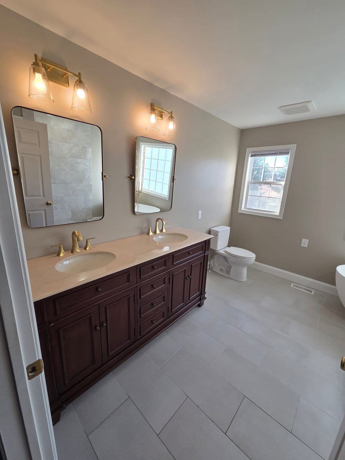 Elegant Double Vanity Refresh