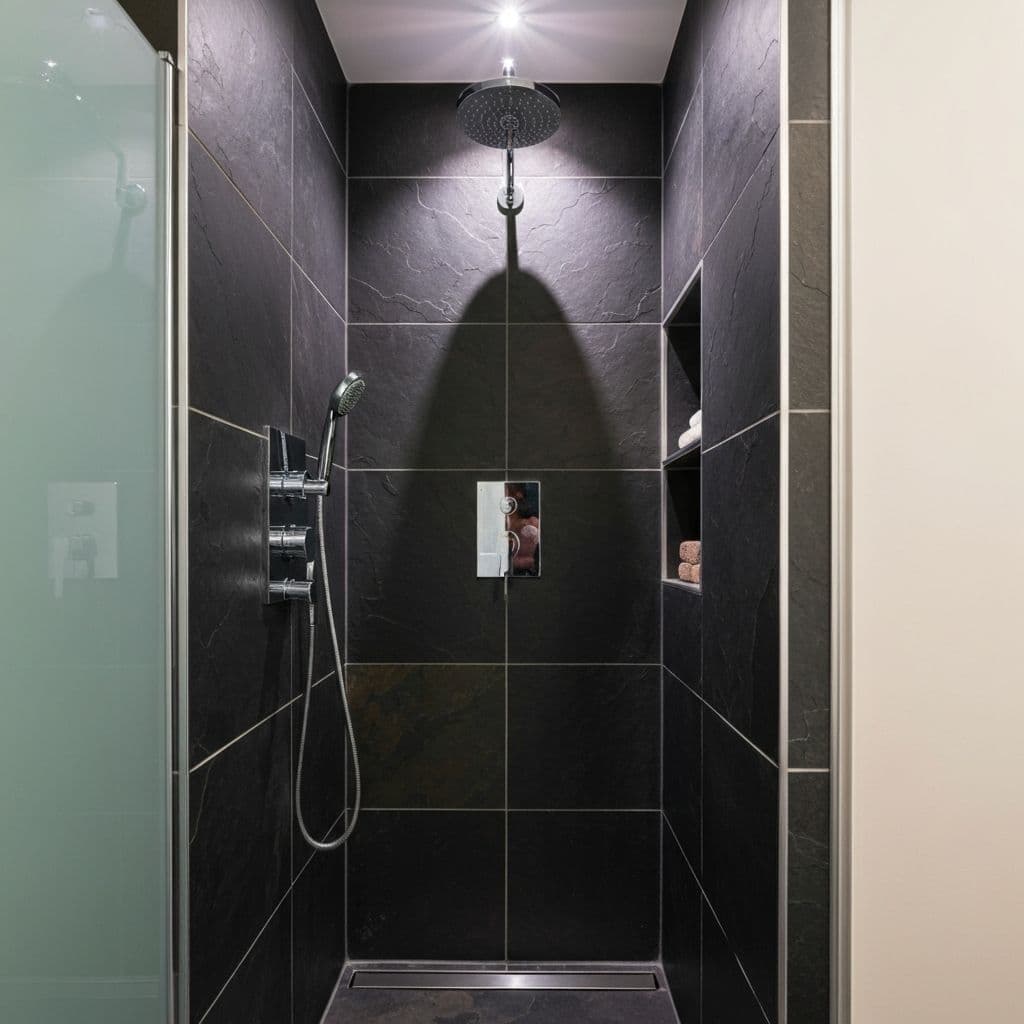 Dark Slate Shower