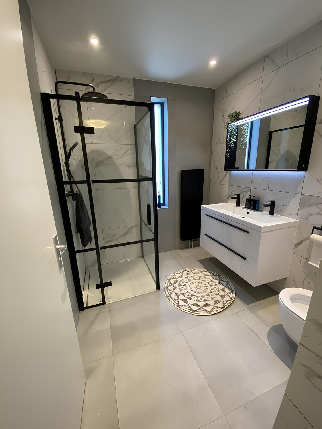 Modern Industrial Luxe Wet Room