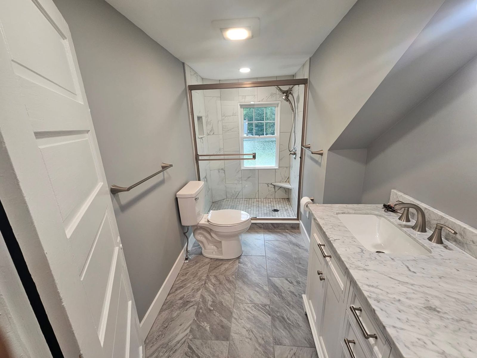 Bathroom after renovation